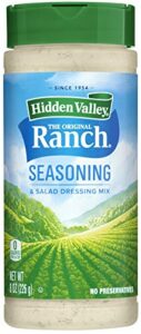 hidden valley ranch seasoning, ranch dressing dry mix for salad dressing, gluten free salad dressing, 8 ounces