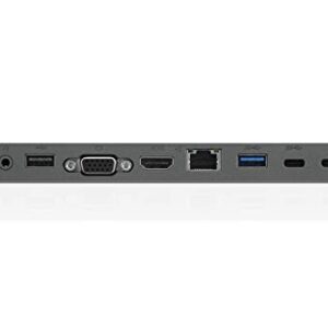 Lenovo USB-C Mini Dock, 7-in-1 Portable Dock with HDMI, VGA, USB-C, USB 3.1, USB 2, 3.5mm Audio, Ethernet, 45W Charging, Compatible with Lenovo, Apple & USB-C Laptops, G0A70065US