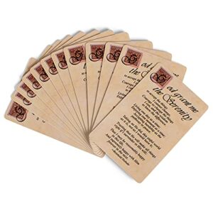 pocket card bookmark pack of 12 – complete serenity prayer