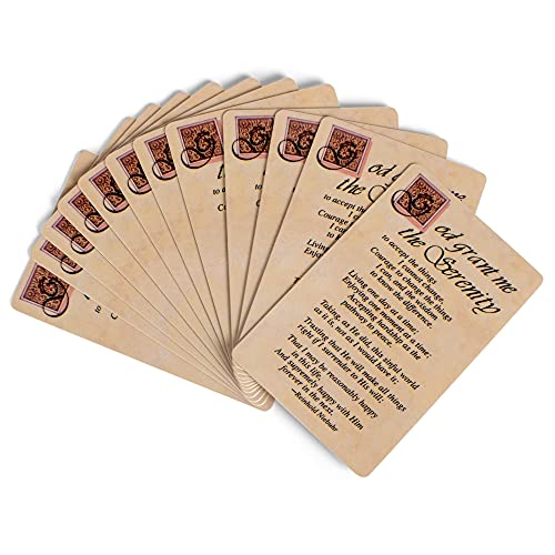 Pocket Card Bookmark Pack of 12 – Complete Serenity Prayer