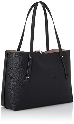 GUESS Womens Eco Brenton Tote Shoulder Bag, Black, One Size US