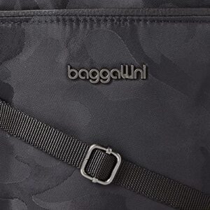 Baggallini Womens Broadway Crossbody cross body handbags, Black Camo Jacquard, One Size US