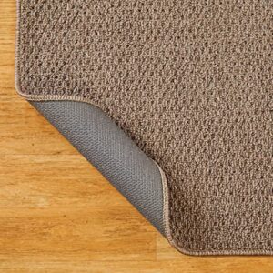 Collections Etc Skid-Resistant Backing Poly Berber Area Rug