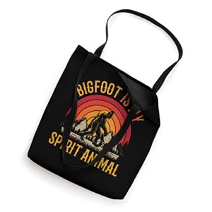 Bigfoot My Spirit Animal Undefeated Hide And Seek Champion Tote Bag