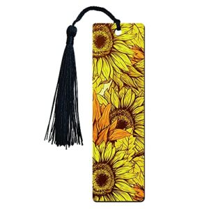 sunflower funny inspirational bookmark, funny reader gifts, reading gifts, gift for men and women, book lover writers friends
