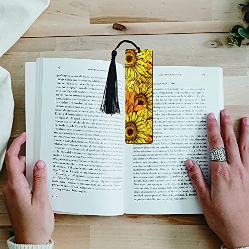 Sunflower Funny Inspirational Bookmark, Funny Reader Gifts, Reading Gifts, Gift for Men and Women, Book Lover Writers Friends