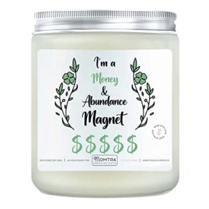 birthday gift for women mom gift, 8oz candle, gifts for bridal shower party, money cash flow boost, anniversary day, soul sister girlfriend wife bff bestie online dating present