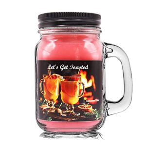 mountain kettle wax jar candle with let’s get toasted – scented candle – easter day – fall decor anxiety & stress relief burns up to 60 to 80 hours