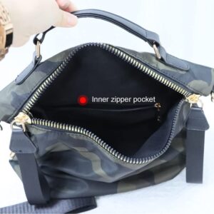 PAKFIEKS Women Nylon Handbag Anti-theft Casual Lightweight Travel Shopping Shoulder Bag Waterproof Crossbody bag