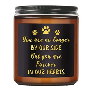 pet loss gifts, pet memorial gifts for dogs, dog sympathy gifts, dog remembrance gifts, dog bereavement gift, dog loss gifts, dog keepsake for women, men, dogs lovers – lavander scented candles