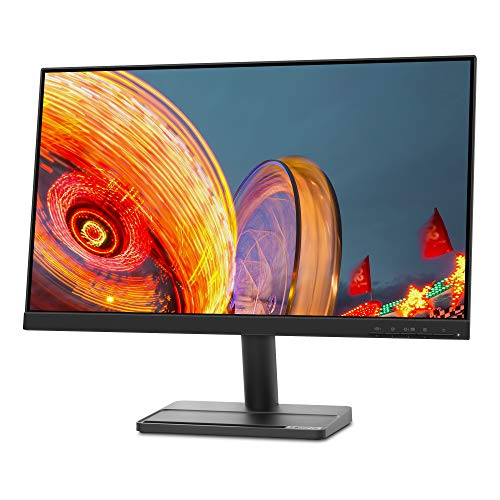 Lenovo L24e-30 23.8-Inch Ultra-Thin FHD Monitor, VA Panel, FreeSync, 3-Side NearEdgeless, 75Hz, 4ms, HDMI, VGA, VESA Mountable