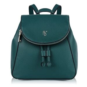 angel barcelo backpack purse for women fashion backpack purses pu leather daypacks shoulder bag satchel purse green