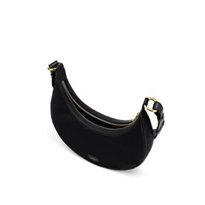 JW PEI Women's Carly Saddle bag (Black)