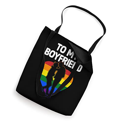 To My Boyfriend Valentine's Day Gay Couple Proud Gay Pride Tote Bag