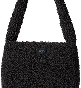 UGG womens Edalene Hobo Sherpa Shoulder bag, Black, One Size US