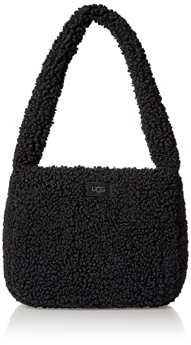 UGG womens Edalene Hobo Sherpa Shoulder bag, Black, One Size US