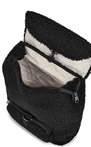 UGG womens Inara Sherpa Backpack, Black, One Size US