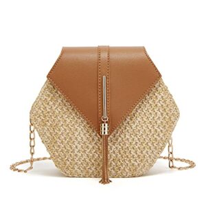 crossbody bags for women tassel small straw beach bag satchel bag shoulder bag hobo bags purses tote handbag 2023