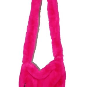 GGOOB Y2k Purse Fuzzy Bag Y2k Bag Fuzzy Purse Y2k Fashion Fluffy Bag Cute Tote Bags Aesthetic Cute Purses for Women (Hot Pink)