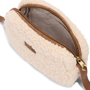 UGG womens Janey Ii Sherpa Cross Body Bag, Natural, One Size US