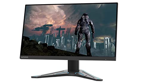 Lenovo G24-20 - 2022 - Gaming Monitor - 23.8 Inch FHD - 144 Hz - AMD FreeSync Premium - Blue Light Certified - Tilt/Height Adjustable Stand - HDMI & DP