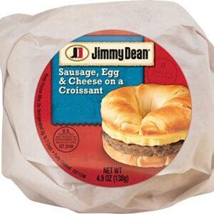 Jimmy Dean® Butcher Wrapped Sausage, Egg & Cheese Croissant, 4.9 oz (12 count)