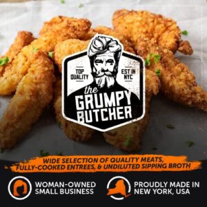 Grumpy Butcher Breaded Chicken Breast Tenderloins (Pack of 2, each 5 lb) | Fully Cooked Natural Chicken Tenders | Frozen Chicken Breasts Nuggets | Premium Poultry Breed w/ No Antibiotics & Hormones