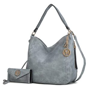 MKF Collection Shoulder Bag for Women, Top-Handle Crossbody Purse Satchel Handbag