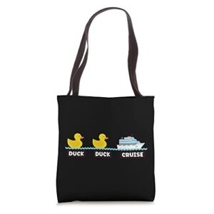 family matching cruise vacation t shirt cruising ducks tote bag
