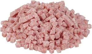 doskocil fully cooked diced ham, 5 lb, 2 per case