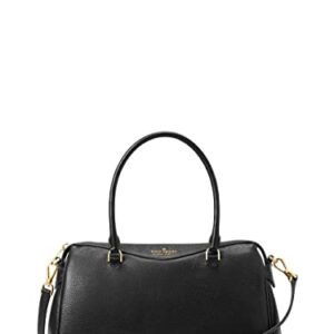 Kate Spade New York Pebbled Leather Mimi Satchel (Black)