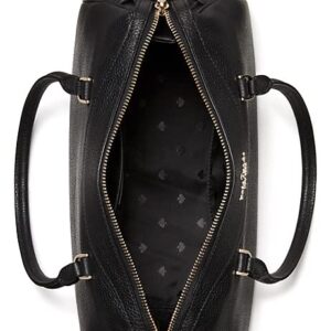 Kate Spade New York Pebbled Leather Mimi Satchel (Black)