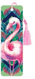 trends international flamingo bookmarks, multi 7.25 x 2.25 x 0.0394
