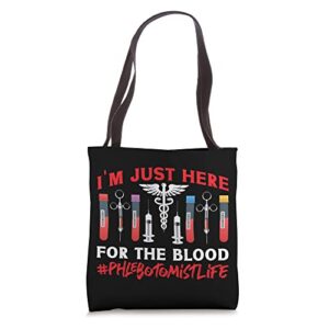 phlebotomist tech technician tote bag