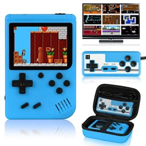 retro handheld game console – vaomon handheld game console comes with protective shell, 400+ classical fc games, gameboy console support connecting tv & 2 players, ideal gift for kids & lovers
