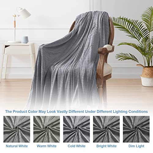 Topcee Cooling Blanket for Night Sweats Absorbs Heat to Keep Adults, Children Cool on Warm Nights, Q-Max 0.5 Cooling Blankets for Hot Sleepers, Ultra-Cool Lightweight Sofa Throw Blanket (50"x70")