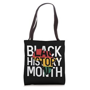africa african american black history month tote bag