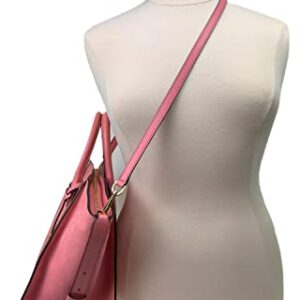 Michael Kors Avril Large Top Zip Slouch Satchel Crossbody (Sunset Rose)