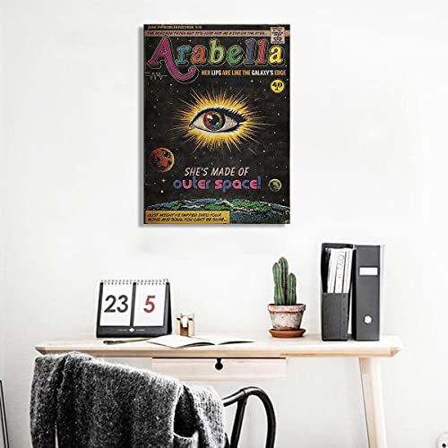 Arabella Arctic Monkeys Vintage Poster Canvas Art and Wall Art Print Modern amily Bedroom Posters 12x18inch No Frame