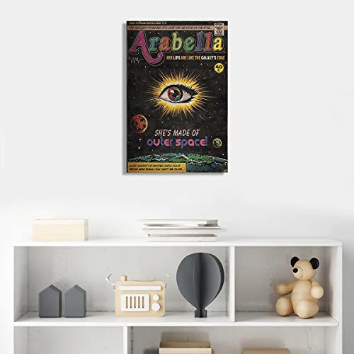 Arabella Arctic Monkeys Vintage Poster Canvas Art and Wall Art Print Modern amily Bedroom Posters 12x18inch No Frame