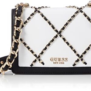 GUESS Abey Crossbody Flap White One Size