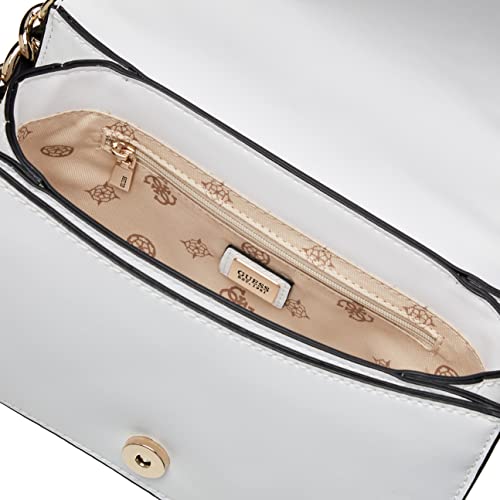 GUESS Abey Crossbody Flap White One Size