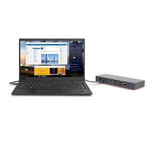 Lenovo ThinkPad Thunderbolt 3 Dock Gen 2 135W (40AN0135) Dual UHD 4K Display Capability, 2 HDMI, 2 DP, USB-C, USB 3.1 with 3 Years Warranty Card