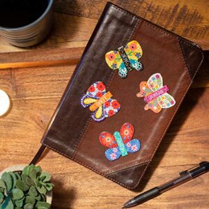 Hope Piece Joy Love Colorful Butterfly 2 x 1.5 Vinyl Decorative Magnetic Bookmark