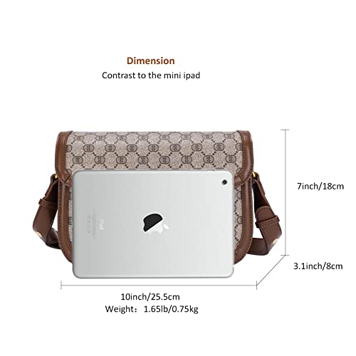 Crossbody Bags for Women Handbags Shoulder Tote Fashionable Leather Classic Clutch Purse with Adjustable Strap