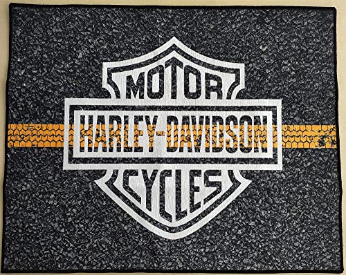 Harley Rug, Harley Legend Rug, Fantastic Rugs, Fan Rug, for Living Room, Home Decor Rug, Harley Davidson Rug, Popular Rug, Davidson Rug (2.6x3.3 feet - 80x100 cm)