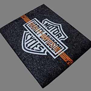 Harley Rug, Harley Legend Rug, Fantastic Rugs, Fan Rug, for Living Room, Home Decor Rug, Harley Davidson Rug, Popular Rug, Davidson Rug (2.6x3.3 feet - 80x100 cm)