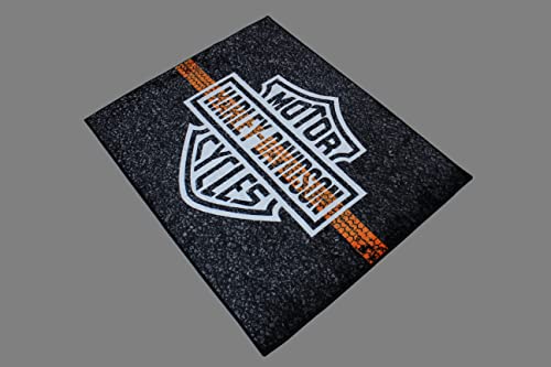 Harley Rug, Harley Legend Rug, Fantastic Rugs, Fan Rug, for Living Room, Home Decor Rug, Harley Davidson Rug, Popular Rug, Davidson Rug (2.6x3.3 feet - 80x100 cm)