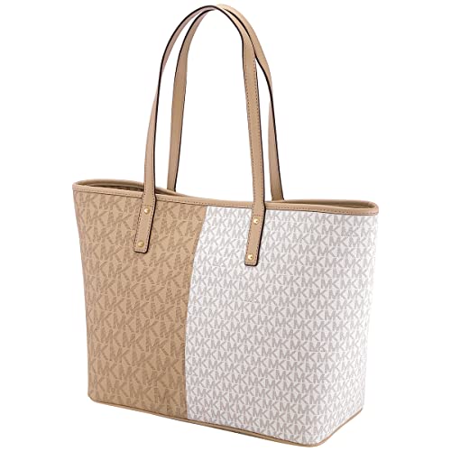 Michael Kors Carter Large Open Tote Vanilla Multi 2 One Size