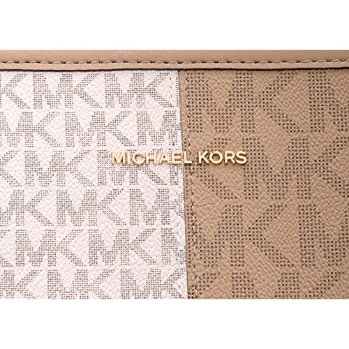 Michael Kors Carter Large Open Tote Vanilla Multi 2 One Size